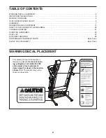 Preview for 2 page of Pro-Form 831248531 User Manual