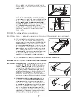 Preview for 27 page of Pro-Form 840 Commercial Mach Z Drive User Manual