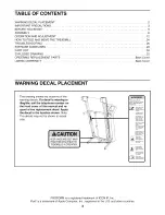 Preview for 2 page of Pro-Form 980 CS User Manual