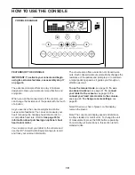 Предварительный просмотр 18 страницы Pro-Form CADENCE LE User Manual