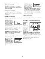 Предварительный просмотр 23 страницы Pro-Form CADENCE LE User Manual