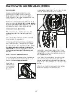 Предварительный просмотр 27 страницы Pro-Form CARBON EL User Manual