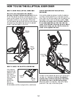 Предварительный просмотр 12 страницы Pro-Form Cardio CrossTrainer 800 User Manual