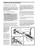 Preview for 7 page of Pro-Form Cross Walk si PFTL20462 User Manual