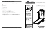 Preview for 1 page of Pro-Form CROSSWALK PETL56521 User Manual