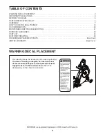 Preview for 2 page of Pro-Form Dual Trainer PFRW5913.0 User Manual