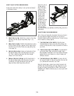 Preview for 14 page of Pro-Form Dual Trainer PFRW5913.0 User Manual