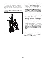 Preview for 15 page of Pro-Form Dual Trainer PFRW5913.0 User Manual