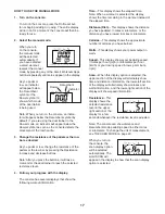 Preview for 17 page of Pro-Form Dual Trainer PFRW5913.0 User Manual