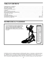 Preview for 2 page of Pro-Form ENDURANCE 320 E User Manual