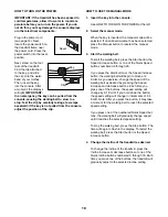 Preview for 18 page of Pro-Form Endurance s9 PETL99714.0 User Manual