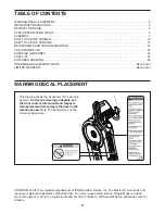 Предварительный просмотр 2 страницы Pro-Form HIIT L6 User Manual