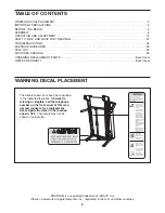 Preview for 2 page of Pro-Form iLOG 750 User Manual