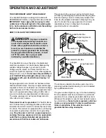 Предварительный просмотр 7 страницы Pro-Form J4 831.297060 User Manual