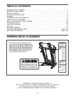 Preview for 2 page of Pro-Form Perfomance 1250 User Manual