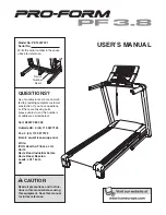 Preview for 1 page of Pro-Form PETL40707.1 User Manual