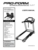 Pro-Form PETL80914.0 User Manual preview