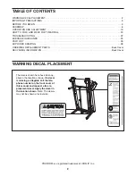 Preview for 2 page of Pro-Form PF 3.6 PETL40507.0 User Manual