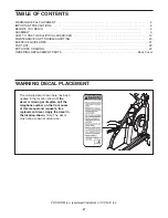 Предварительный просмотр 2 страницы Pro-Form PF 900 User Manual