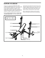 Предварительный просмотр 5 страницы Pro-Form PFBE11520.0 User Manual