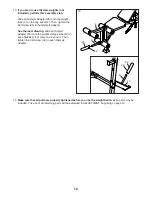 Предварительный просмотр 12 страницы Pro-Form PFBE11520.0 User Manual