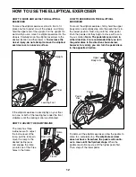 Preview for 12 page of Pro-Form PFEL03807.0 User Manual