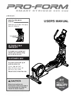 Pro-Form PFEL04916.1 User Manual preview