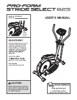 Pro-Form PFEL3905.0 User Manual preview