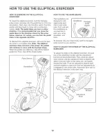 Предварительный просмотр 10 страницы Pro-Form PFEL3905.1 User Manual