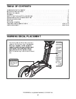 Предварительный просмотр 2 страницы Pro-Form PFEL55907.0 User Manual