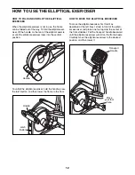 Предварительный просмотр 12 страницы Pro-Form PFEL55907.0 User Manual