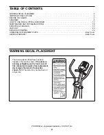 Preview for 2 page of Pro-Form PFEL73807.0 User Manual