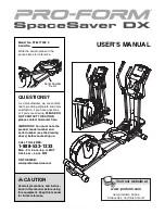 Pro-Form PFEL77908.0 User Manual предпросмотр