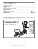 Предварительный просмотр 2 страницы Pro-Form PFEL77908.0 User Manual