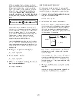 Предварительный просмотр 20 страницы Pro-Form PFEVEL73909.0 User Manual