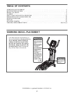 Предварительный просмотр 2 страницы Pro-Form PFEVEL75108.0 User Manual