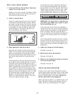 Предварительный просмотр 17 страницы Pro-Form PFEVEL75108.0 User Manual