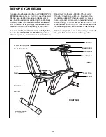 Предварительный просмотр 3 страницы Pro-Form PFEX01010 User Manual