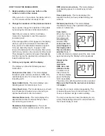 Preview for 17 page of Pro-Form PFEX39420-INT.0 User Manual