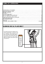 Preview for 2 page of Pro-Form PFIVEL87310.0 User Manual