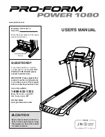 Pro-Form PFTL11011.0 User Manual preview