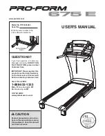 Pro-Form PFTL59508.3 User Manual preview