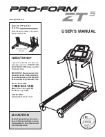 Pro-Form PFTL60509.0 User Manual preview