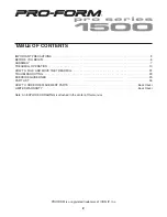 Preview for 2 page of Pro-Form PFTL94105.0 User Manual