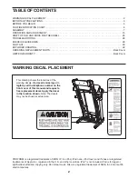 Preview for 2 page of Pro-Form Power 995 User Manual