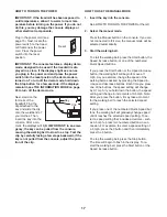 Preview for 17 page of Pro-Form Power 995 User Manual