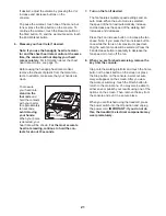 Preview for 21 page of Pro-Form Pro 2500 PFTL14011.2 User Manual