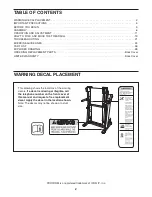 Предварительный просмотр 2 страницы Pro-Form Sport 1100 PFTL49507.1 User Manual