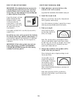 Предварительный просмотр 16 страницы Pro-Form TRAINER 7.0 PFEVEL10716.0 User Manual