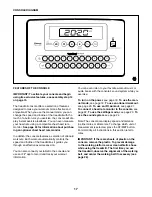 Предварительный просмотр 17 страницы Pro-Form TRAINER 8.0 User Manual